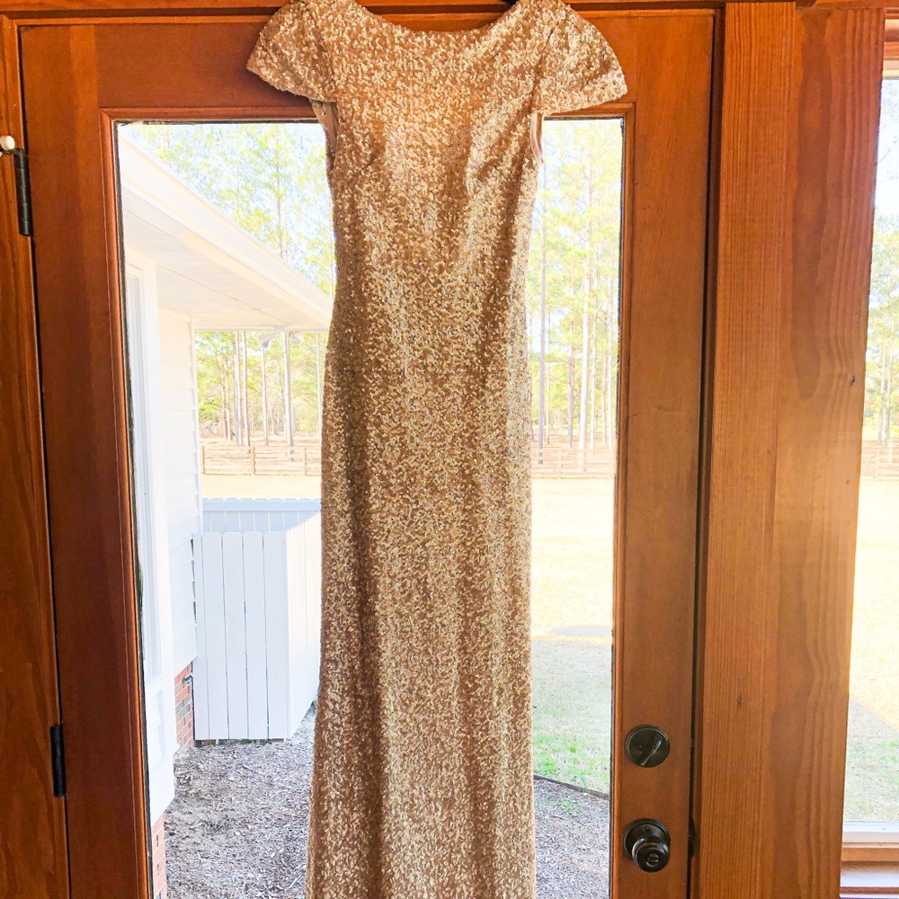 Sparkly Gold Formal dress